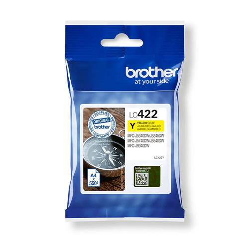 Tinteiro Original Brother LC422 Amarelo