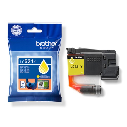 Tinteiro Original Brother LC521 Amarelo