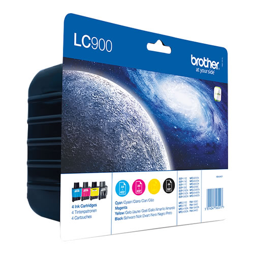 Tinteiro Original Brother LC900 Pack 4 Cores