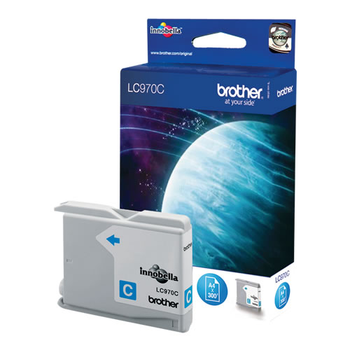 Tinteiro Original Brother LC970 Ciano