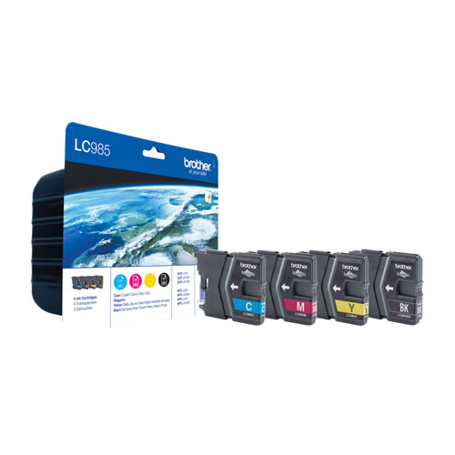 Tinteiro Original Brother LC985 Pack 4 Cores