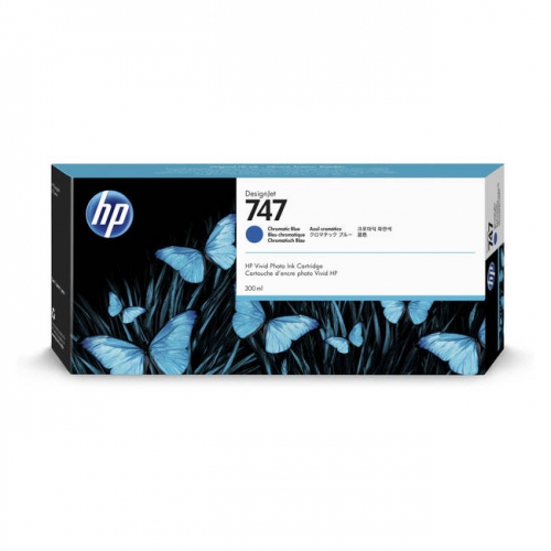 Tinteiro Original HP 747 Azul Cromático