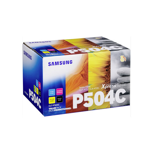 Toner Original Samsung 504 Pack 4 Cores