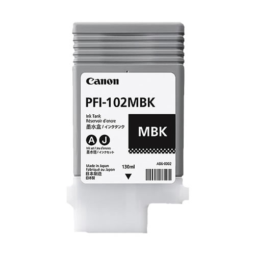 Tinteiro Original Canon PFI-102 Preto Mate
