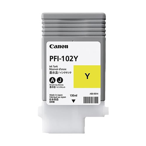 Tinteiro Original Canon PFI-102 Amarelo