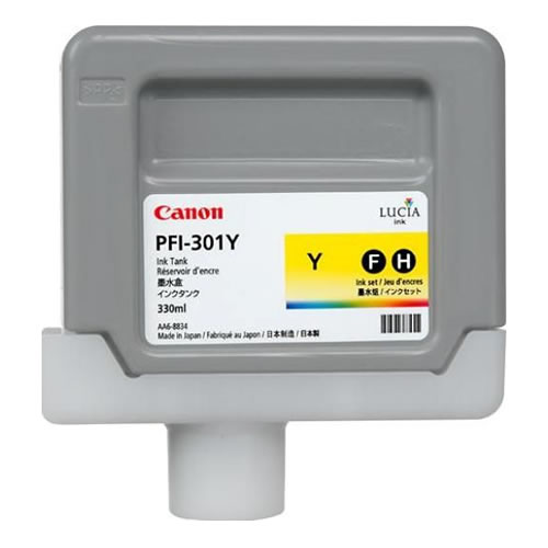 Tinteiro Original Canon PFI-301 Amarelo