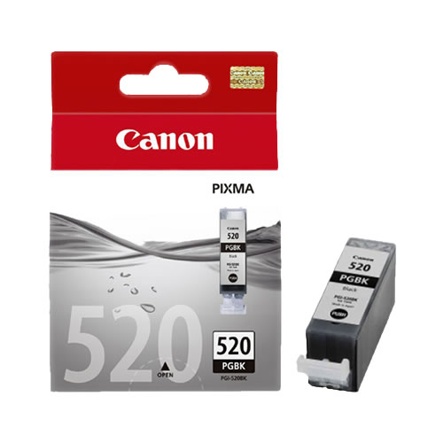 Tinteiro Original Canon PGI-520 Preto Alta Cap.
