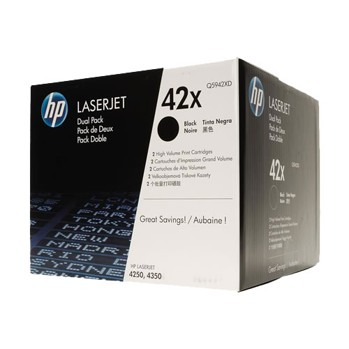 Toner Original HP Q5942XD Pack 2