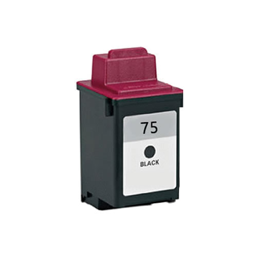 Tinteiro Reciclado Lexmark 75 (12A1975) Preto