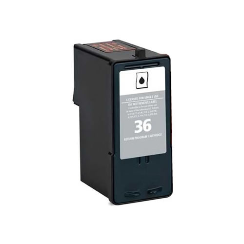 Tinteiro Reciclado Lexmark 36 (18C2130E) Preto