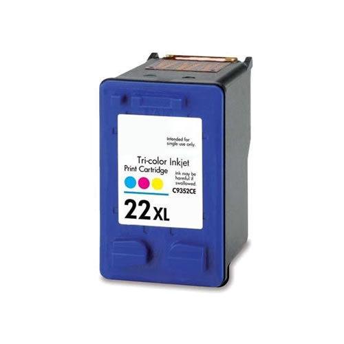 Tinteiro Reciclado HP 22 XL (C9352C) Tricolor