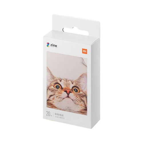 Papel Fotográfico Xiaomi 2x3" - Pack 20 Folhas