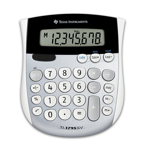 Calculadora de Secretária Texas TI 1795 SV 8 Dígitos