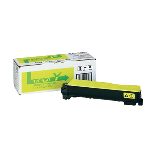 Toner Original Kyocera FSC5200DN (TK-550Y) Amarelo