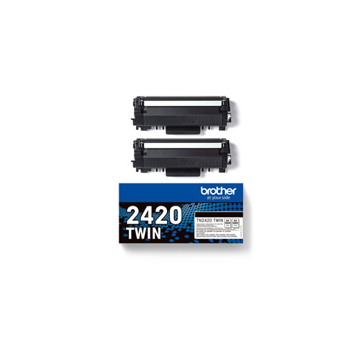 Pack 2 Toners Originais Brother TN-2420 