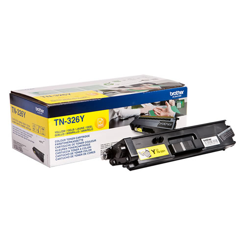 Toner Original Brother TN-326 Amarelo Alta Cap.