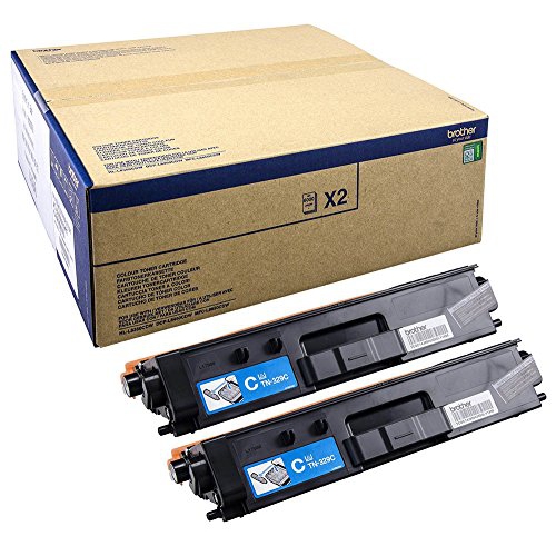 Pack Toners Originais Brother TN-329 2un. Ciano