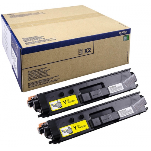 Pack Toners Originais Brother TN-329 2un. Amarelo