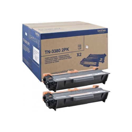 Pack Toners Originais Brother TN-3380 Preto