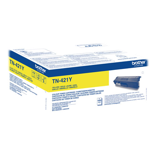 Toner Original Brother TN-421 Amarelo