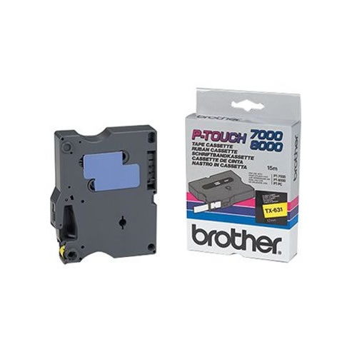 Fita Gravação Orig. Brother 12mm Amarelo/Preto