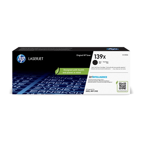 Toner Original HP 139X (W1390X) Preto