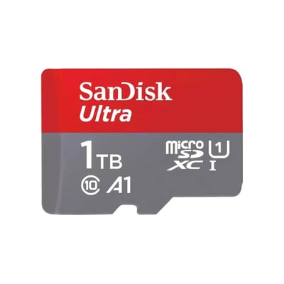 Cartão de memória microSDXC SanDisk Ultra 1TB com adaptador SD